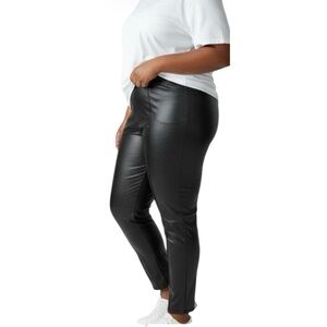 Marc New York Faux Leather Pull Up  Pants Inseam 25